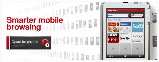 Opera Mini y Opera Mobile navegadores para moviles
