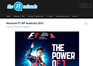 The F1 Valencia Blog Blog fórmula uno y gran premio de Europa en Valencia